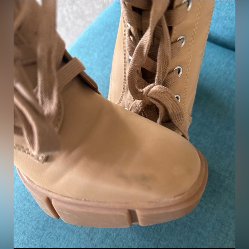 Steve Madden Womens Hani Ankle Booties Combat & Lace-up Boots - Picture 8 of 12